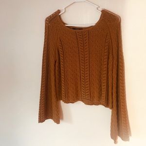 Billowy sleeve sweater
